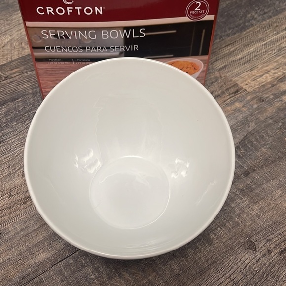 Crofton porcelain 2 piece serving bowls - Picture 4 of 8